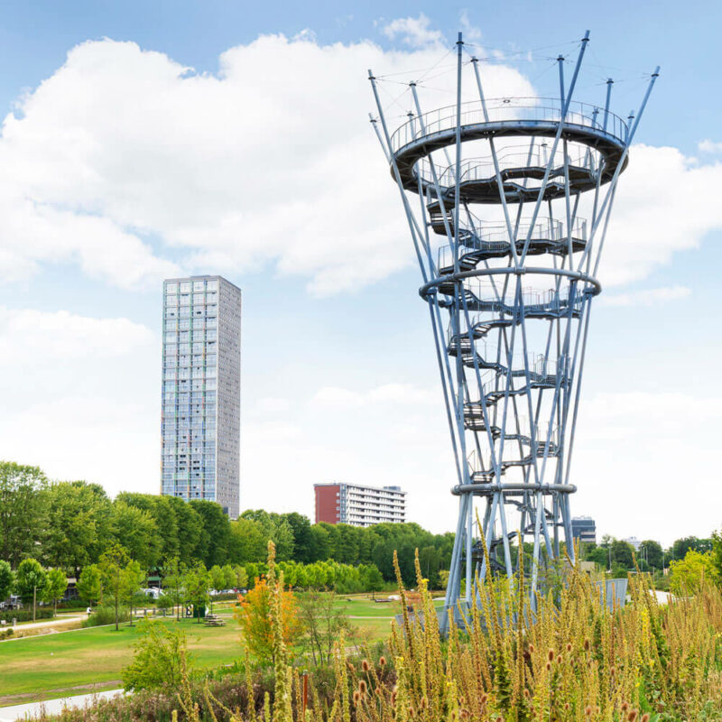 View over tilburg