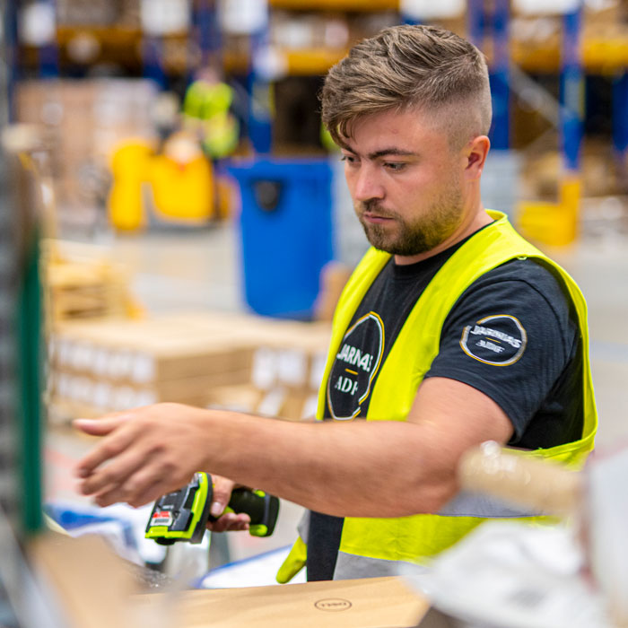 SBA Flex Logistics worker Warehouse